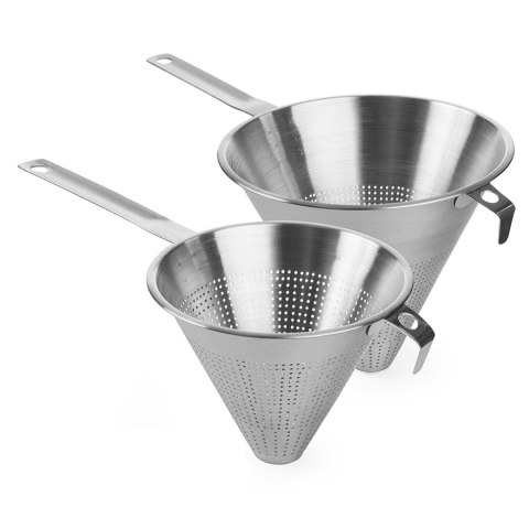 SITO CHIŃSKIE STOŻKOWE CEDZAK ZE STALI NIERDZEWNEJ ŚR. 185 MM - HENDI 547304 SITO CHIŃSKIE STOŻKOWE CEDZAK ZE STALI NIERDZEWNEJ ŚR. 185 MM - HENDI 547304