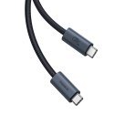 KABEL PRZEWÓD USB-C - USB-C 240W PD 8K 60HZ 40GB/S 1M CZARNY