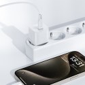 MINI ŁADOWARKA SIECIOWA PD 30W GAN + KABEL USB-C BIAŁA