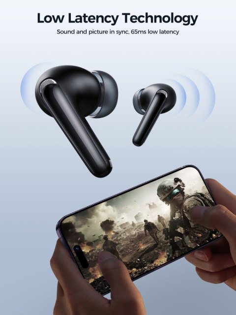 SŁUCHAWKI BEZPRZEWODOWE TWS FUNPODS SERIES JR-FB3 BLUETOOTH 5.3 CZARNE SŁUCHAWKI BEZPRZEWODOWE TWS FUNPODS SERIES JR-FB3 BLUETOOTH 5.3 CZARNE