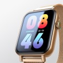 SMARTWATCH OBRAZ W JAKOŚCI HD Z FUNKCJĄ ODBIERANIA POŁĄCZEŃ JR-FT5 IP68 ZŁOTY