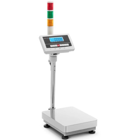 WAGA PLATFORMOWA MAGAZYNOWA Z KOLUMNĄ SYGNALIZACYJNĄ ŚWIETLNĄ LCD 30 KG / 0.001 KG WAGA PLATFORMOWA MAGAZYNOWA Z KOLUMNĄ SYGNALIZACYJNĄ ŚWIETLNĄ LCD 30 KG / 0.001 KG