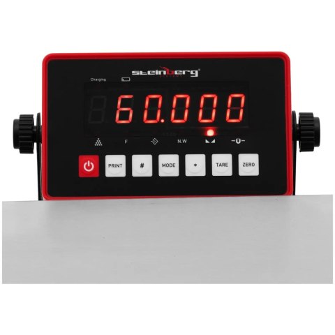 WAGA PLATFORMOWA PRZEMYSŁOWA 30 X 40 CM 60 KG / 0.01 KG WAGA PLATFORMOWA PRZEMYSŁOWA 30 X 40 CM 60 KG / 0.01 KG