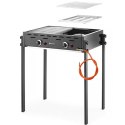 GRILL GAZOWY MASTER PRO BLACK 790 X 560 MM 11.6 KW