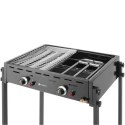 GRILL GAZOWY MASTER PRO BLACK 790 X 560 MM 11.6 KW