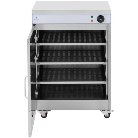PODGRZEWACZ DO TALERZY SZAFA GRZEWCZA NA KÓŁKACH DO 72 TALERZY O ŚR. 27 CM 800 W PODGRZEWACZ DO TALERZY SZAFA GRZEWCZA NA KÓŁKACH DO 72 TALERZY O ŚR. 27 CM 800 W