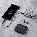 STYLOWY POWERBANK 10000MAH USB-A / USB-C 22.5W SREBRNY