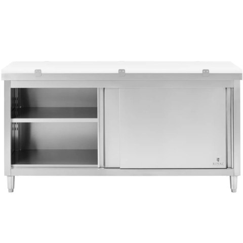 SZAFKA GASTRONOMICZNA WOLNOSTOJĄCA Z DESKĄ DO KROJENIA STAL 180 X 70 CM SZAFKA GASTRONOMICZNA WOLNOSTOJĄCA Z DESKĄ DO KROJENIA STAL 180 X 70 CM