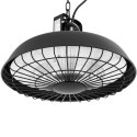 LAMPA GRZEWCZA TARASOWA NA PODCZERWIEŃ WISZĄCA Z PILOTEM 600/1200/1800 W