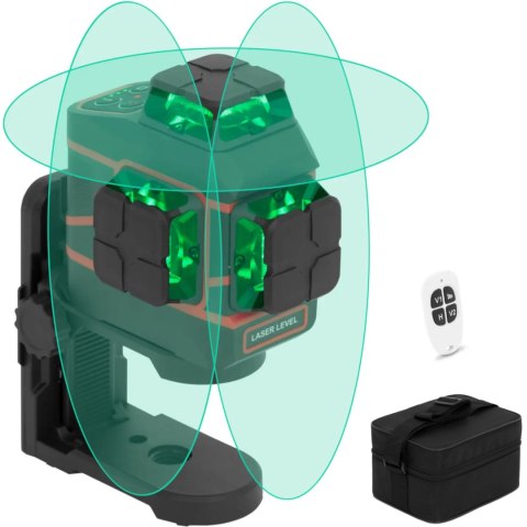 LASER KRZYŻOWY SAMOPOZIOMUJĄCY 360 STOPNI Z PILOTEM 30 M