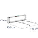 MASZYNA DO CIĘCIA WEŁNY MINERALNEJ W ROLKACH RĘCZNA DO 1300 MM