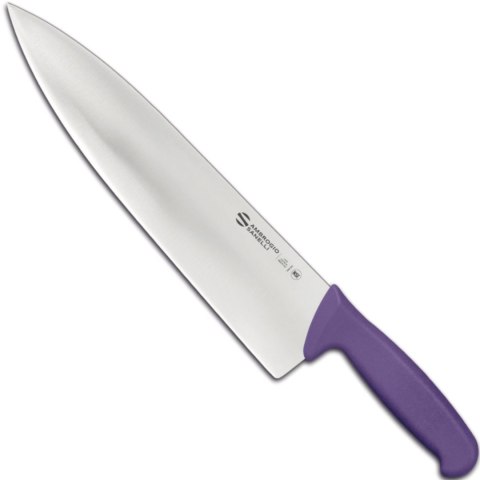 NÓŻ RZEŹNICZY DO MIĘSA SUPRA COLORE HACCP 300/450 MM - FIOLETOWY NÓŻ RZEŹNICZY DO MIĘSA SUPRA COLORE HACCP 300/450 MM - FIOLETOWY