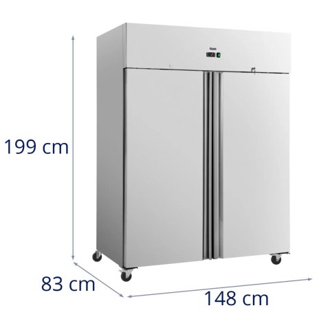 SZAFA CHŁODNICZA 2 DRZWIOWA NA KÓŁKACH 2-8C 1001 L 83X148X199 CM SZAFA CHŁODNICZA 2 DRZWIOWA NA KÓŁKACH 2-8C 1001 L 83X148X199 CM