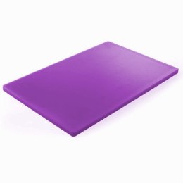 Deska kuchenna do krojenia HACCP HDPE dla alergików 45x30cm fioletowa - Hendi 825570