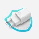 Mała szybka ładowarka zasilacz USB-C PD 5-12V 25W - biały