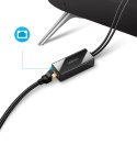 Zewnętrzna karta sieciowa LAN micro USB 100Mbps do Chromecast 1m czarny