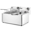 FRYTOWNICA GASTRONOMICZNA PODWÓJNA KITCHEN LINE 7KW 230V 2 X 8L - HENDI 205839