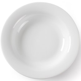 TALERZ GŁĘBOKI DO ZUPY OPTIMA BIAŁA PORCELANA ŚR. 220MM ZESTAW 12SZT. - HENDI 770863