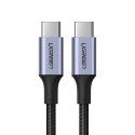 Kabel przewód USB-C Power Delivery 100W Quick Charge FCP 5A 3m szary