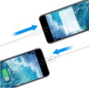 Kabel przewód do iPhone USB - Lightning MFI 2m 2.4A biały