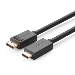 Przejściówka kabel z DisplayPort na HDMI 4K 30Hz 32 AWG 1.5m czarny