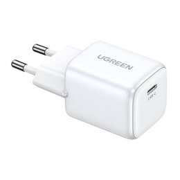 Szybka ładowarka sieciowa GaN 1x USB-C 20W PD Nexode Mini biała