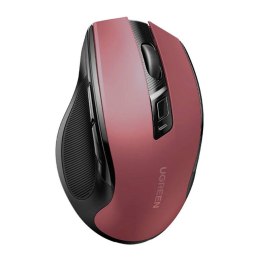 Precyzyjna mysz bezprzewodowa USB 2.4GHz Bluetooth 5.0 optyczna 4000 DPI czerwona