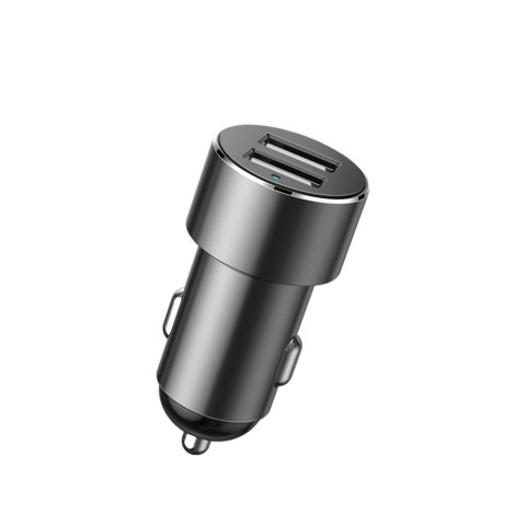 Rozdzielacz gniazda zapalniczki samochodowej ładowarka 2x USB 3.1A 17W czarny Rozdzielacz gniazda zapalniczki samochodowej ładowarka 2x USB 3.1A 17W czarny