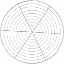 Ruszt kratka do studzenia ciasta okrągła śr. 320 mm