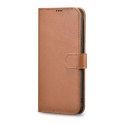 Skórzane etui portfel do Galaxy S22+ Leather Wallet Case brązowy