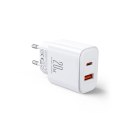 Szybka ładowarka sieciowa 20W USB-C USB-A + kabel do iPhone Lightning 1m