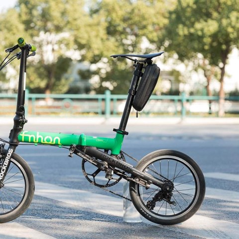 Twarda torba rowerowa wodoszczelna mocowana na ramę 1.1L czarna Twarda torba rowerowa wodoszczelna mocowana na ramę 1.1L czarna
