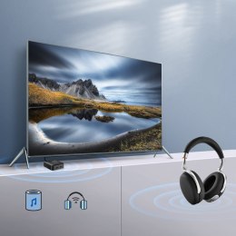 2w1 Nadajnik + odbiornik transmiter Bluetooth 5.0 do muzyki czarny