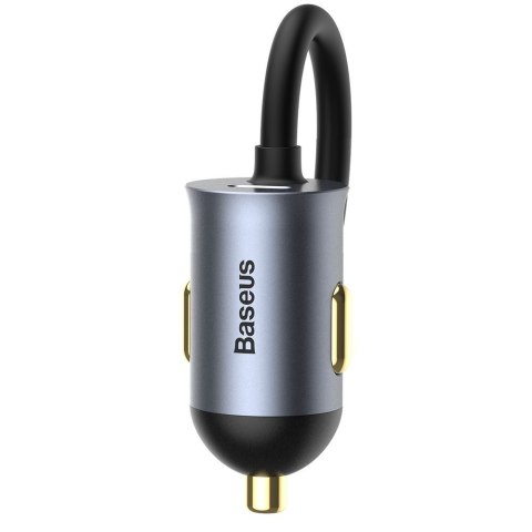 Ładowarka samochodowa Share Together 2x USB 2x USB-C 120W PPS QC PD szary Ładowarka samochodowa Share Together 2x USB 2x USB-C 120W PPS QC PD szary