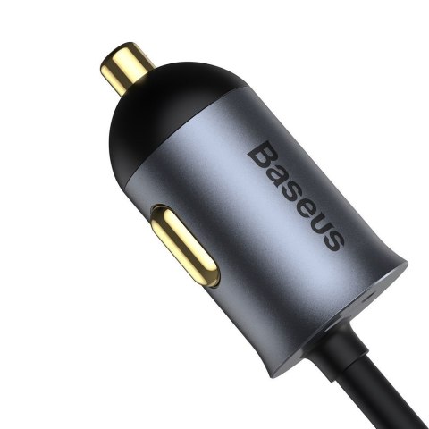 Ładowarka samochodowa Share Together 2x USB 2x USB-C 120W PPS QC PD szary Ładowarka samochodowa Share Together 2x USB 2x USB-C 120W PPS QC PD szary