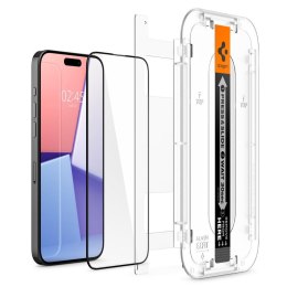 Szkło hartowane Glas.tR EZ Fit FC na iPhone 15 Pro czarne