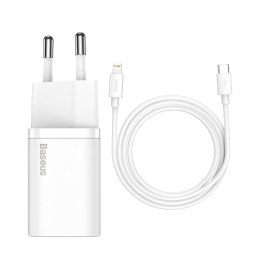 Szybka ładowarka do Iphone Super Si 1C 20W Power Delivery + kabel USB-C - Lightning 1m biały