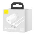 Szybka ładowarka do Iphone Super Si 1C 20W Power Delivery + kabel USB-C - Lightning 1m biały