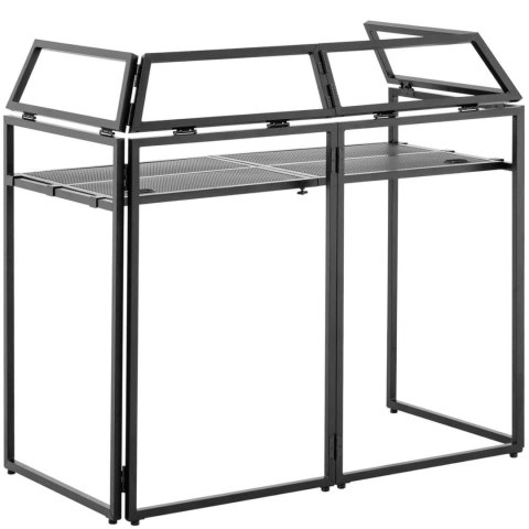 Parawan stanowisko stół DJ z osłoną składany 146 x 73 x132 cm Parawan stanowisko stół DJ z osłoną składany 146 x 73 x132 cm