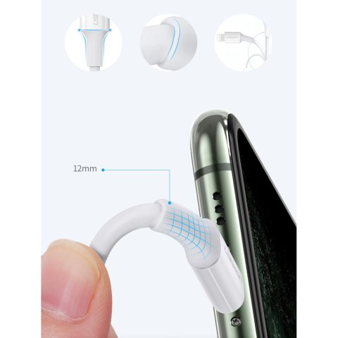 Kabel przewód do iPhone MFi USB-C - Lightning 20W 3A 1.5m biały Kabel przewód do iPhone MFi USB-C - Lightning 20W 3A 1.5m biały