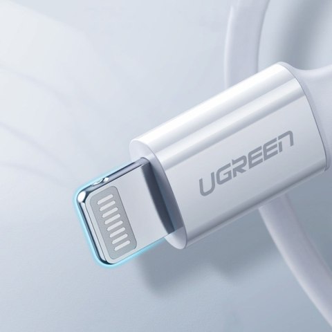 Kabel przewód do iPhone MFi USB-C - Lightning 20W 3A 1.5m biały Kabel przewód do iPhone MFi USB-C - Lightning 20W 3A 1.5m biały