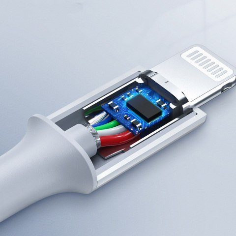 Kabel przewód do iPhone MFi USB-C - Lightning 20W 3A 1.5m biały Kabel przewód do iPhone MFi USB-C - Lightning 20W 3A 1.5m biały