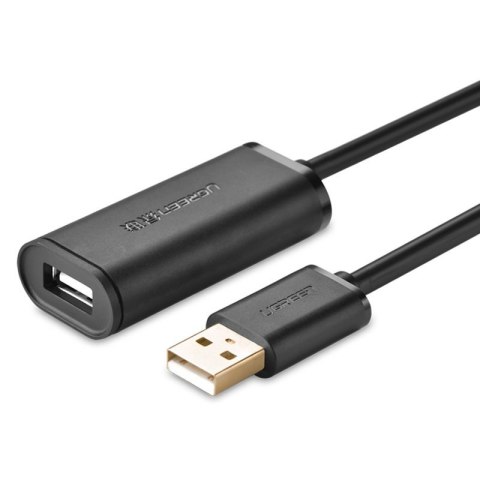 Przedłużacz kabel aktywny USB 2.0 480Mbps 10m czarny