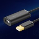 Przedłużacz kabel aktywny USB 2.0 480Mbps 10m czarny