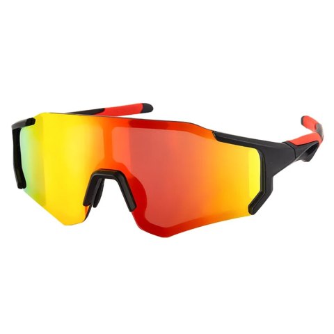 Okulary rowerowe z polaryzacją i filtrem UV 400 czerwone Okulary rowerowe z polaryzacją i filtrem UV 400 czerwone