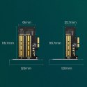 Karta rozszerzeń adapter PCIe 3.0 x4 dodatkowe dwa sloty SSD M.2 M-Key i M.2 B-Key