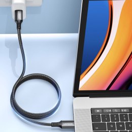 Kabel przewód USB-C 100W 5A PD 480Mbps 3m szary