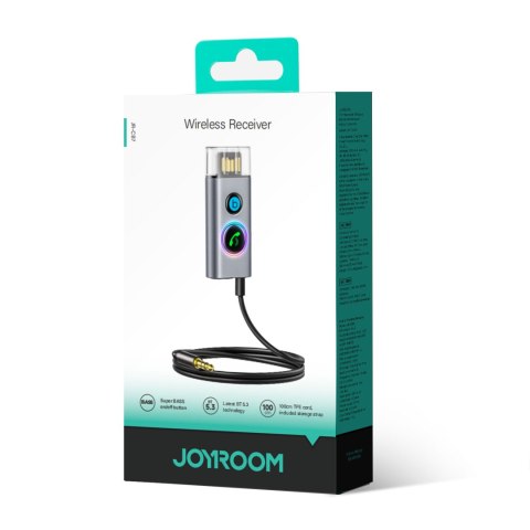 Samochodowy bezprzewodowy odbiornik nadajnik Audio USB AUX TF Card JR-CB7 szary Samochodowy bezprzewodowy odbiornik nadajnik Audio USB AUX TF Card JR-CB7 szary