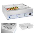 BEMAR PODGRZEWACZ WODNY Z KRANEM 6 X GN 1/3 2000W 230V ROYAL CATERING