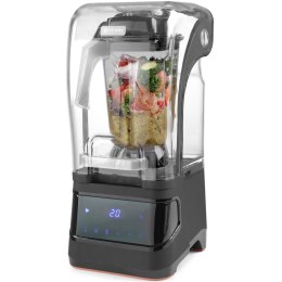 BLENDER MIKSER KIELICHOWY Z OBUDOWĄ WYCISZAJĄCĄ STEROWANY CYFROWO 2.5L 230V HENDI 230695